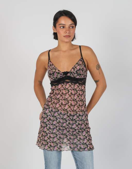 Vintage Unbranded XS cami in black, 3 of 4