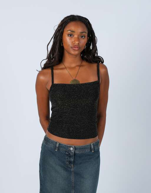 Vintage Unbranded XS cami in black, 1 of 4
