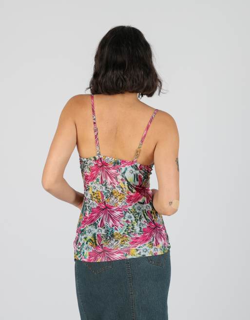 Vintage Unbranded XS cami in pink, 2 of 4
