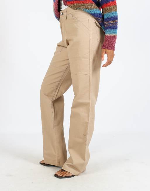 Vintage Unbranded XS casual trousers in tan, 2 of 4