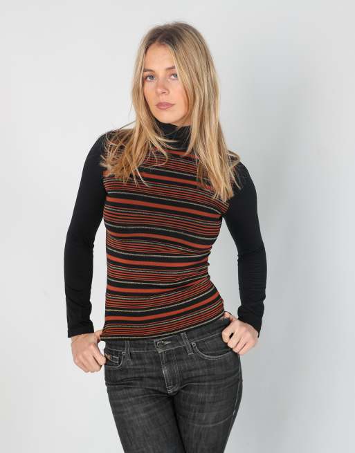 Vintage Unbranded XS long sleeve top in black