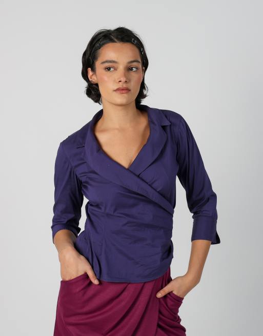 Vintage Unbranded XS shirt in purple, 1 of 4