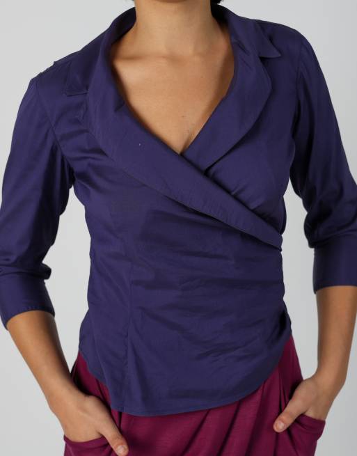 Vintage Unbranded XS shirt in purple, 4 of 4