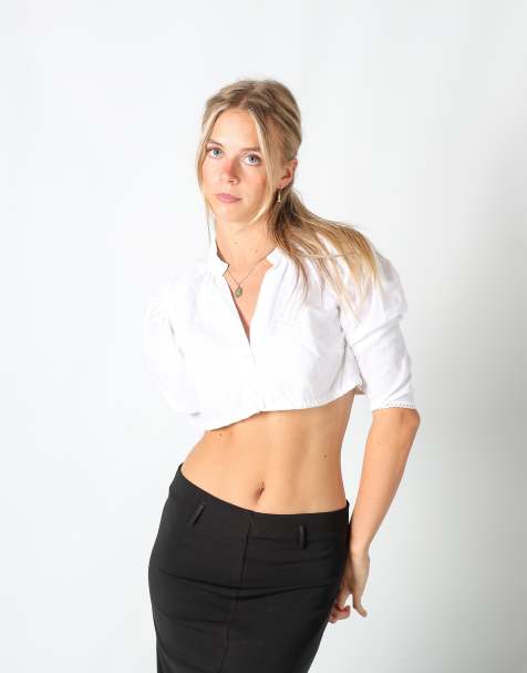 Vintage Unbranded XS shirt in white - view 1