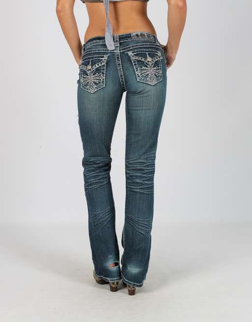 Vintage Unbranded XS straight jeans in blue, 4 of 4