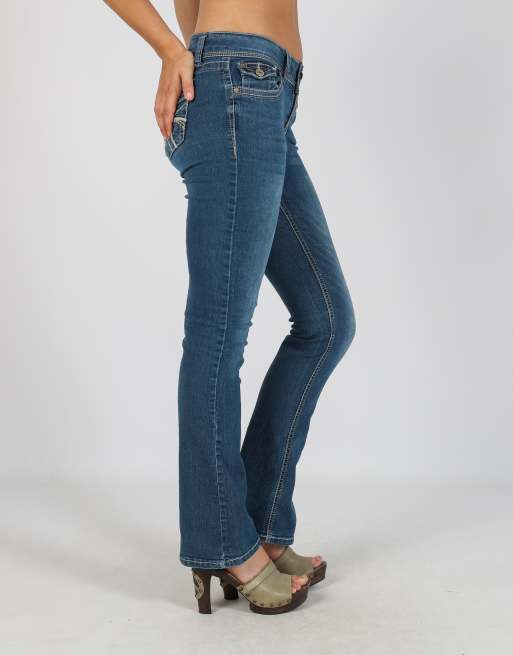 Vintage Unbranded XS straight jeans in blue, 2 of 4