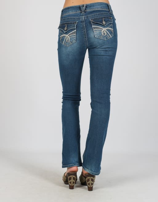 Vintage Unbranded XS straight jeans in blue, 4 of 4