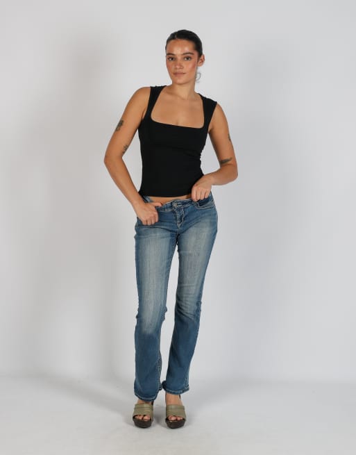 Vintage Unbranded XS straight jeans in blue, 1 of 4
