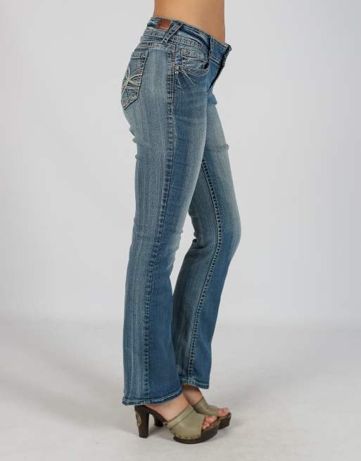 Vintage Unbranded XS straight jeans in blue, 2 of 4