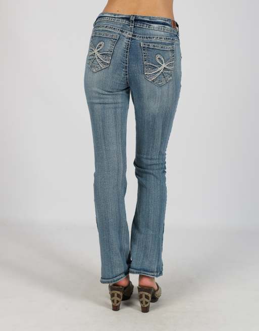 Vintage Unbranded XS straight jeans in blue, 4 of 4