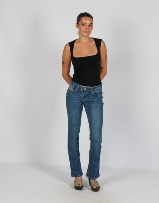 Vintage Unbranded XS straight jeans in blue, 1 of 4