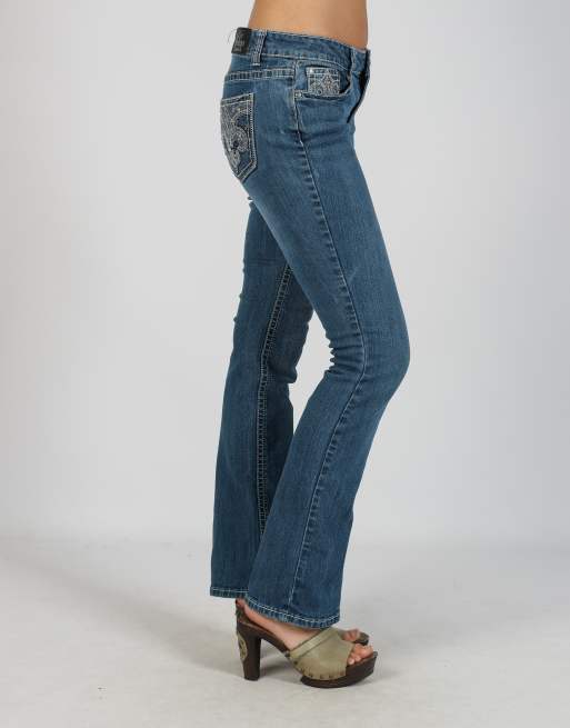 Vintage Unbranded XS straight jeans in blue, 2 of 4