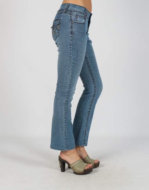 Vintage Unbranded XS straight jeans in blue, 2 of 4