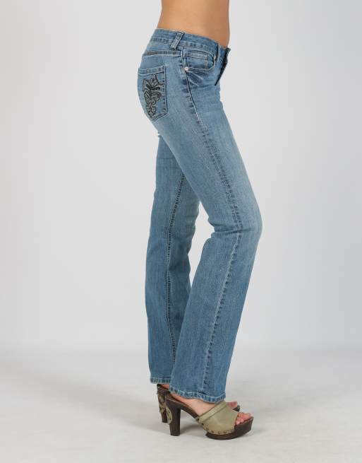 Vintage Unbranded XS straight jeans in blue, 2 of 4