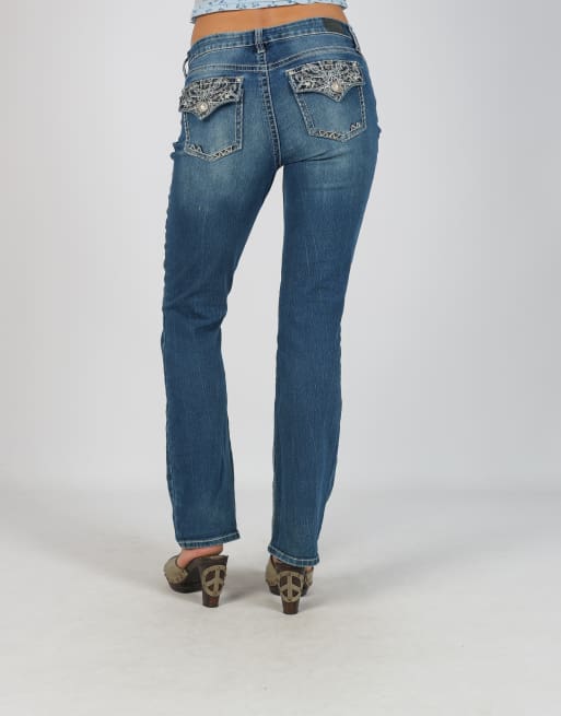 Vintage Unbranded XS straight jeans in blue, 2 of 4