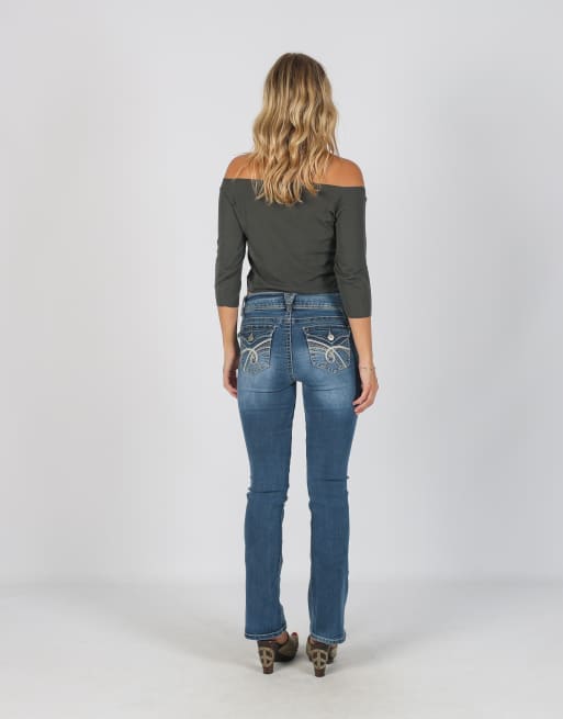 Vintage Unbranded XS straight jeans in blue, 3 of 4
