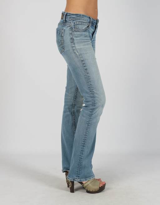 Vintage Unbranded XS straight jeans in light blue, 2 of 4
