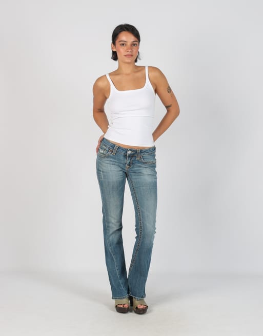 Vintage Unbranded XS straight jeans in light blue, 1 of 4