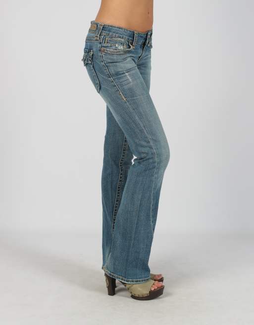 Vintage Unbranded XS straight jeans in light blue, 2 of 4