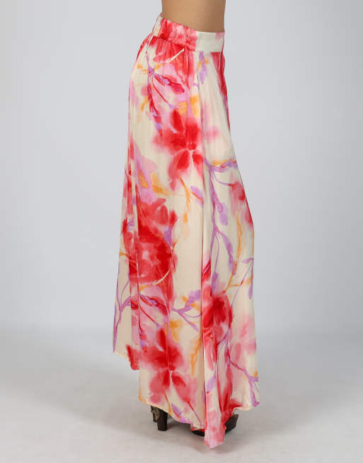 Vintage Unbranded XS woven maxi skirt in ivory, 2 of 4