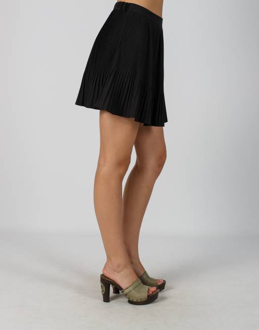 Vintage Unbranded XS woven mini skirt in black, 2 of 4
