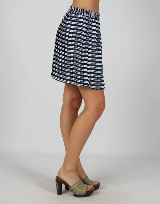 Vintage Unbranded XS woven mini skirt in blue, 2 of 4