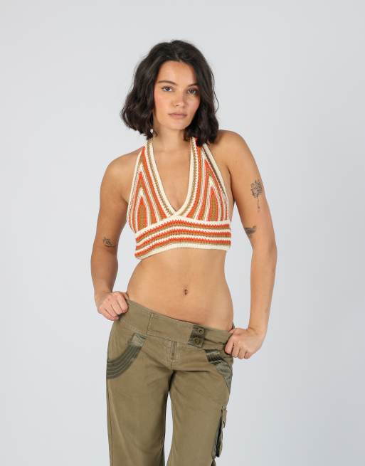 Vintage Unbranded XS woven top in cream
