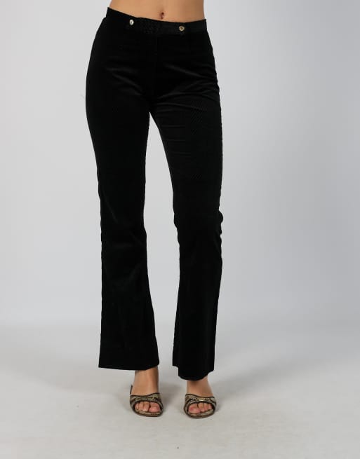 Vintage Unbranded XS woven trousers in black, 2 of 4