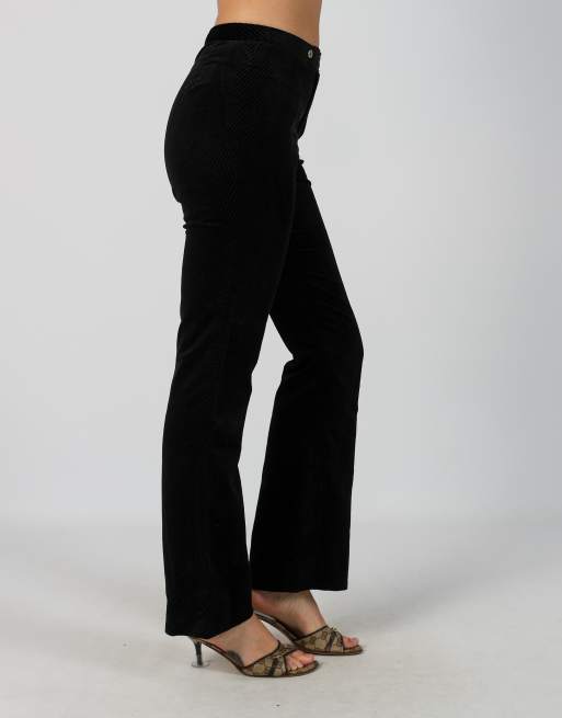 Vintage Unbranded XS woven trousers in black, 4 of 4
