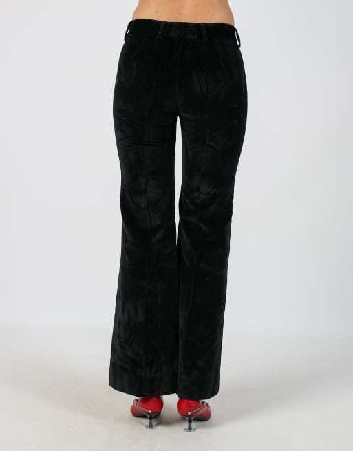 Vintage Unbranded XS woven trousers in black, 4 of 4