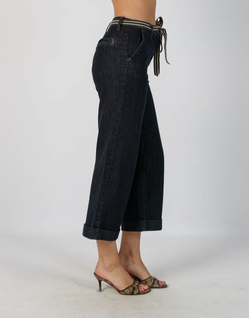 Vintage Unbranded XXS 3/4 jeans in blue, 4 of 4