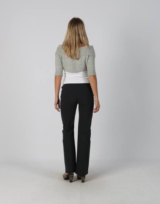 Vintage Unbranded XXS formal trousers in charcoal grey, 3 of 4