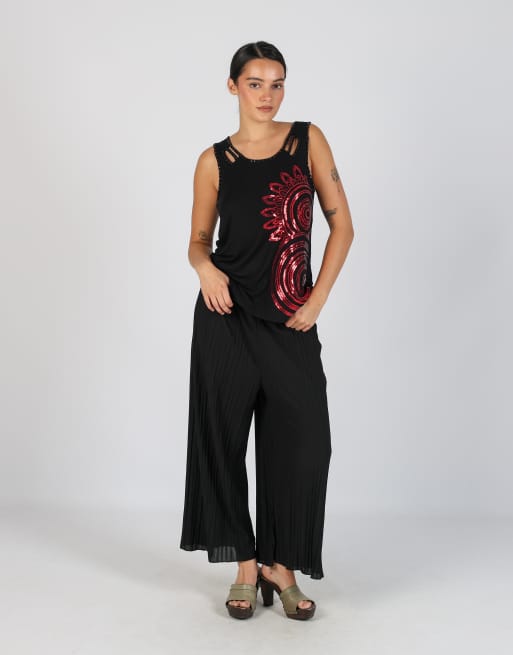 Vintage Unbranded XXS woven trousers in black, 1 of 4