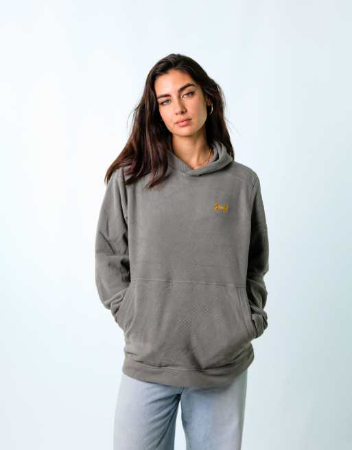 Vintage Under Armour L Hoodie Charcoal Grey