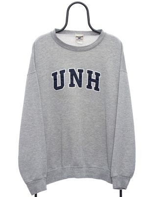 Vintage UNH size XL sweatshirt in grey