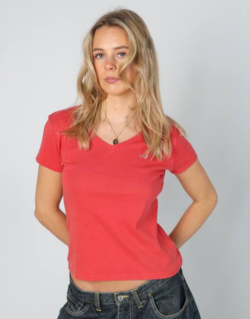 Vintage United Colours of Benetton M baby tee in pink