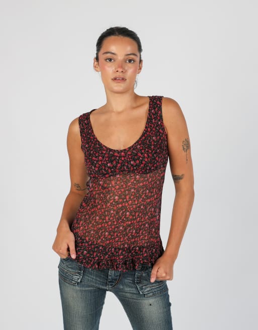 Vintage United Colours of Benetton S blouse in black, 3 of 4