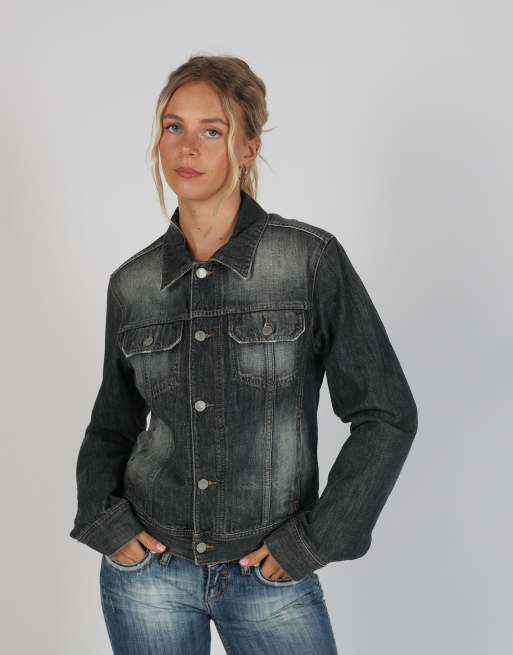 Vintage United Colours of Benetton S denim jacket in blue