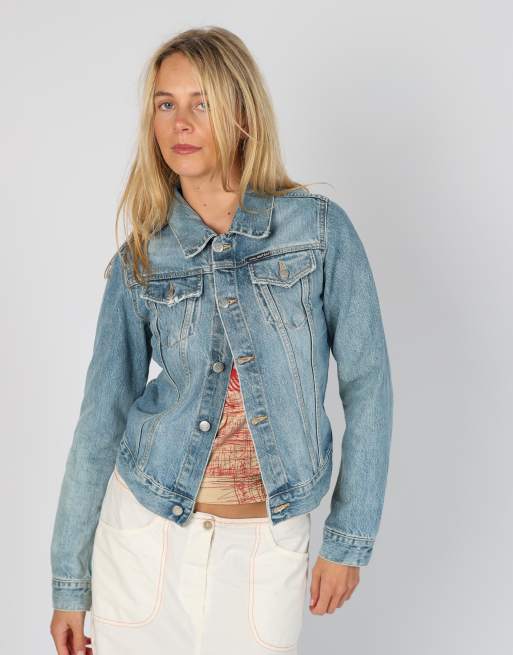 Vintage Unlimited S denim jacket in light blue