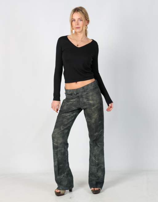 Vintage Uomo S woven trousers in grey