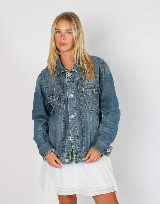 Vintage Urban Jeans L denim jacket in blue