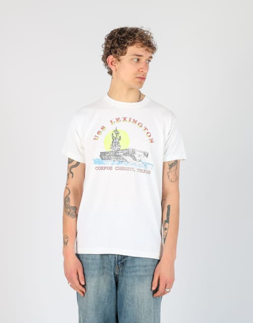 Vintage USS Lexington l t-shirt in white, 2 of 6