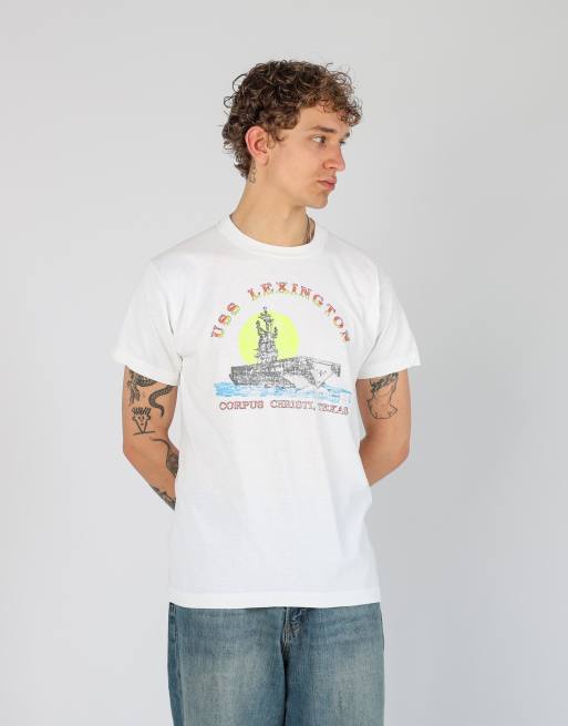 Vintage USS Lexington l t-shirt in white, 4 of 6