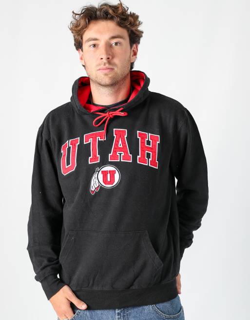 Vintage Utah m hoodie in black