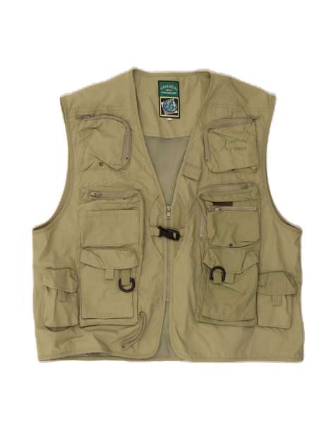 Vintage Utility Gilet It 54 2XL In Beige - view 1