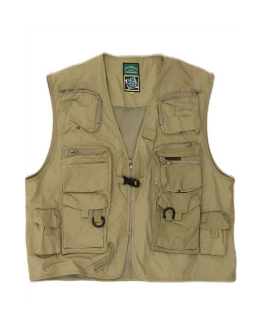 Vintage Utility Gilet It 54 2XL In Beige