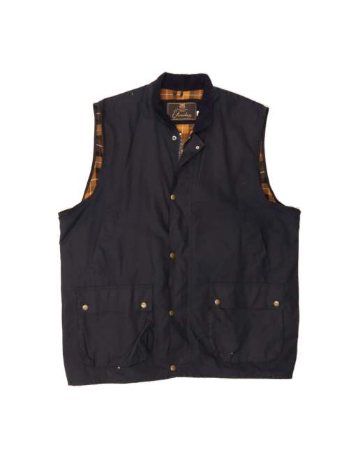 Vintage Utility Gilet UK 42 XL In Blue