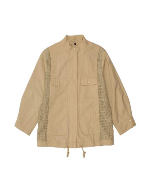Vintage Utility Jacket EU 36 Small In Beige