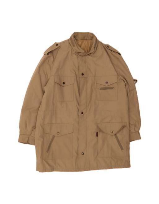 Vintage Utility Jacket It 50 Large In Brown