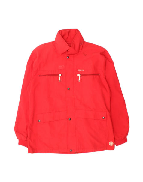 Vintage Utility Jacket It 52 XL In Red - view 1